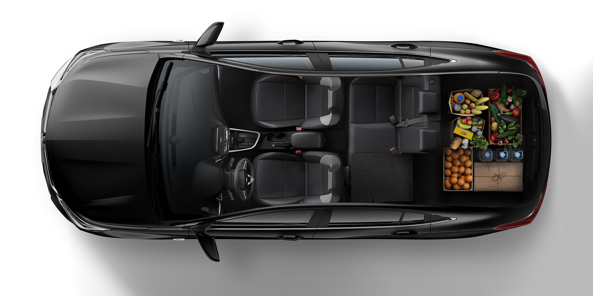 Espacio interior para ir de compras en Chevrolet Onix 2025, sedán deportivo