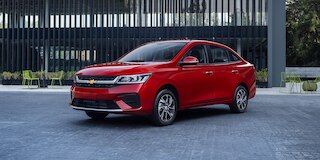 Chevrolet Aveo 2026 diseñado con manijas exteriores al color de la carrocería
