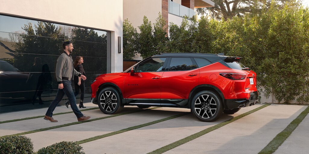 Chevrolet Blazer 2025 con rines de 20 pulgadas en aluminio diseño exclusivo versión RS