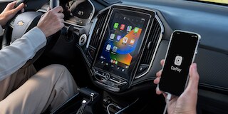  Vista interna Chevrolet Captiva 2025 con tecnología Smartphone integration con Apple Carplay y Android Auto