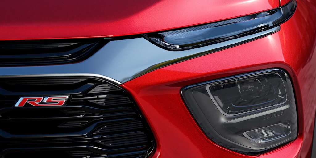 Parrilla en color negro con diseño exclusivo RS para tu nueva pickup compacta, Chevrolet Montana RS 2025.