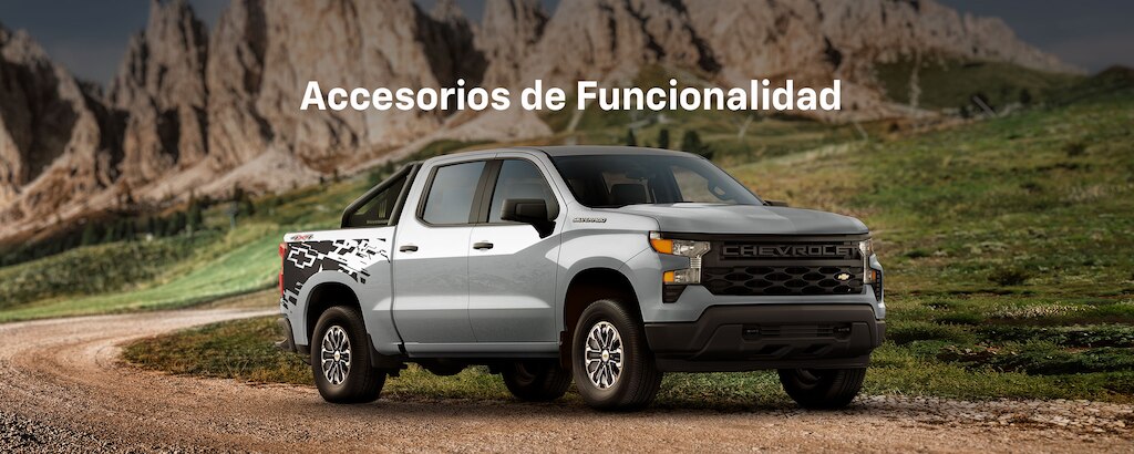 Catálogo de accesorios para complementar la funcionalidad de tu camioneta de trabajo Chevrolet Silverado Turbo 2025